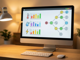 Dashboard de Home Assistant mostrando sensores frient integrados con mapa de red Zigbee