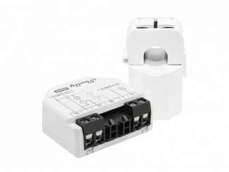 Shelly EM Gen3 medidor de energía con pinzas amperimétricas para Home Assistant