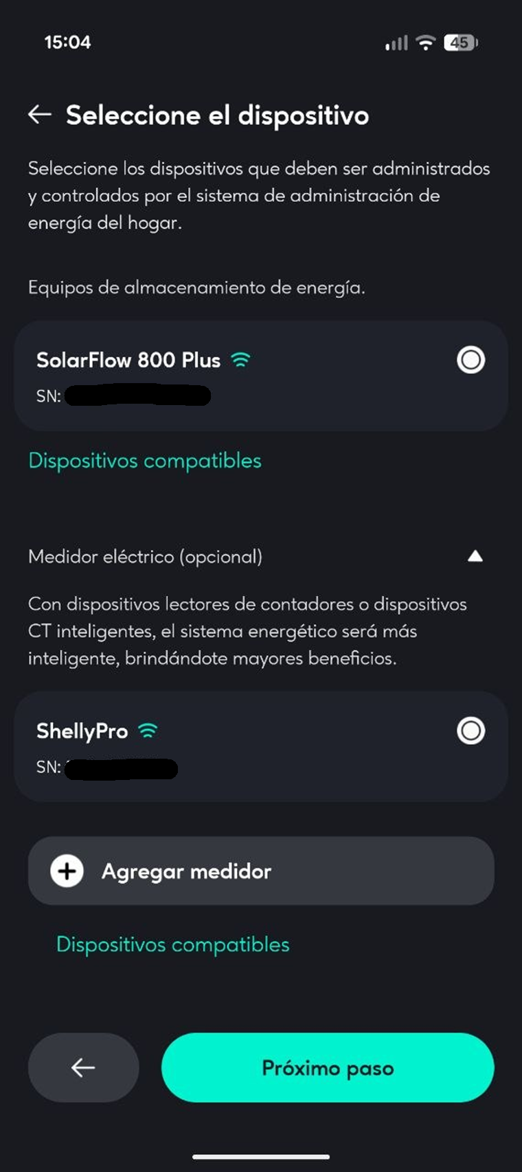 App Zendure - pantalla de onboarding